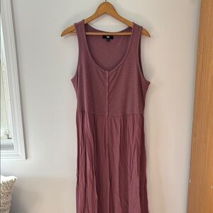 Frye Purple Sleeveless Midi Sundress